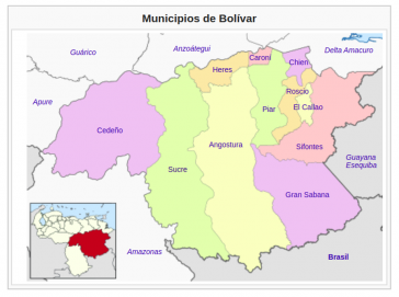 Die Überfälle ereigneten sich im Verwaltungsbezirk Gran Sabana des Bundesstaates Bolívar im Grenzgebiet zu Brasilien und Guyana