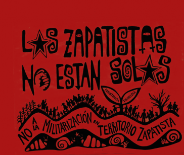 "Die Zapatisten sind nicht allein" Auch international erfahren die Indigenen viel Solidarität gegen die Militarisierung