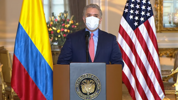 Am Montag präsentierte Präsident Iván Duque die US-Initiative "Colombia Crece" Am Montag präsentierte Präsident Iván Duque die US-Initiative "Colombia Crece"