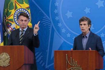 "Perfekte Übereinstimmung": Präsident Bolsonaro und der neue Gesundheitsminister Teich