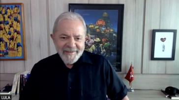 Zeigt sich zuversichtlich hinsichtlich der weiteren Verfahren: Lula in einem Onlineinterview mit Rádio Itatiaia am 2. September (Screenshot)