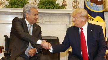 Moreno zu Trump: "Uns einen Schlüsselthemen: Menschenrechte, Freiheit, Demokratie und Kampf gegen Korruption"