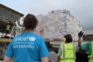 Die UNO koordiniert die von Deutschland transportierten Hilfsgüter zur Bekämpfung der Corona-Pandemie in Venezuela