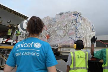 Die UNO koordiniert die von Deutschland transportierten Hilfsgüter zur Bekämpfung der Corona-Pandemie in Venezuela Die UNO koordiniert die von Deutschland transportierten Hilfsgüter zur Bekämpfung der Corona-Pandemie in Venezuela