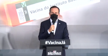 São Paulos Gouverneur Doria will den Impfprozess im Januar starten São Paulos Gouverneur Doria will den Impfprozess im Januar starten