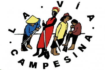 Logo des Weltverbandes der Kleinbäuerinnen und Kleinbauern La Via Campesina