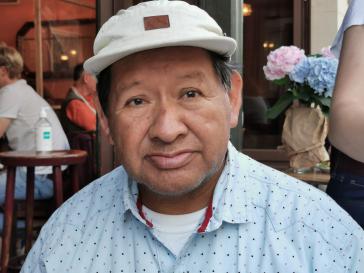 Der Älteste Nasa-Indigene Guillermo Tenorio in Deutschland