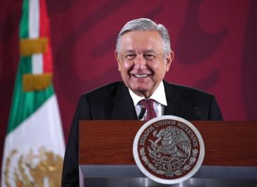 "Ende der Gewalt ist größte Herausforderung": Mexikos Präsident López Obrador bei seiner ersten Pressekonferenz 2020