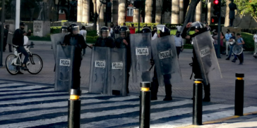 Debatte über Polizei in Mexiko nach Anti-Rassismus-Protest Debatte über Polizei in Mexiko nach Anti-Rassismus-Protest