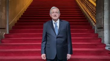 Überzeugte Meinung, die Widerspruch erzeugen wird: Andrés Manuel López Obrador, Präsident von Mexiko Überzeugte Meinung, die Widerspruch erzeugen wird: Andrés Manuel López Obrador, Präsident von Mexiko