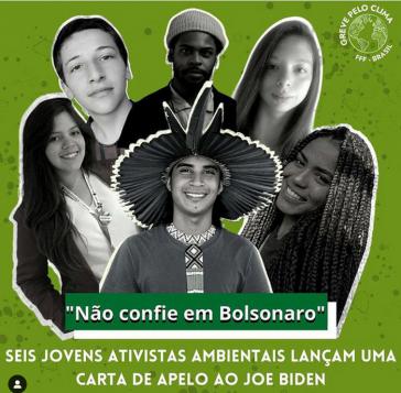 Die sechs Fridays for Future-Aktivistas aus Brasilien