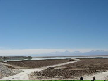 Anlage zum Abbau von Lithium in der Atacama-Region