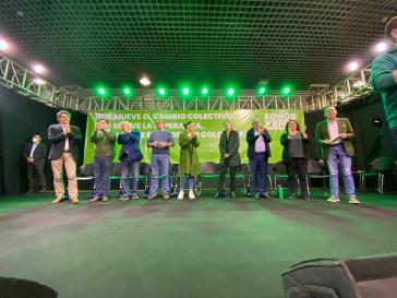 Kandidaten des neu formierten Bündnisses "Koalition der Hoffnung" (Coalición Centro Esperanza) für die Wahlen 2022 in Kolumbien