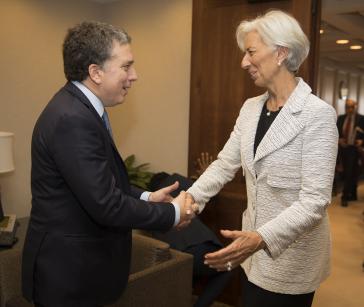 Im Mai 2018 war die Stimmung bei der damaligen IWF-Chefin Christine Lagarde und dem früheren argentinischen Finanzminister Nicolás Dujovne noch gut
