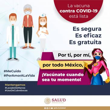 Darstellung aus der Impfkampagne des mexikanischen Gesundheitsministeriums