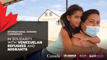Werbebild der kanadischen Regierung in den sozialen Netzwerken für die Geberkonferenz, die live verfolgt werden konnte