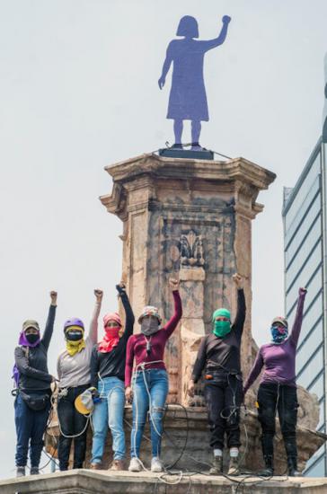 Ein Denkmal für Frauen, die kämpfen: Aktivistinnen in Mexiko-Stadt haben Fakten geschaffen
