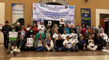 Kollektive von Angehörigen Verschwundener begrüßen den Besuch des CED, wie hier im Bundesstaat Coahuila