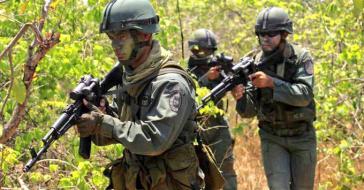 Venezolanische Soldaten im Einsatz in Apure gegen irreguläre bewaffnete Gruppen