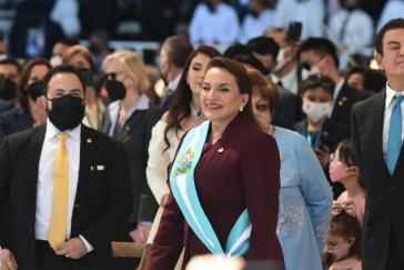 Die Präsidentin von Honduras, Xiomara Castro