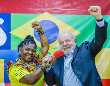 Bei ihrem Besuch in Brasilien tauschte sich Francia Marquéz mit Lula aus