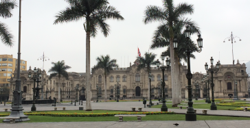 Der Regierungspalast in Lima Der Regierungspalast in Lima