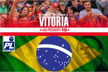 Lula oder Bolsonaro? Die Bevölkerung wählt heute ihren neuen Präsidenten (Kollage aus Header-Bildern der PT und der PL)