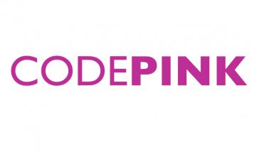 Logo der US-amerikanischen Friedensorganisation Codepink, zu der Teri Mattson gehört Logo der US-amerikanischen Friedensorganisation Codepink, zu der Teri Mattson gehört