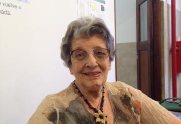 Delia Giovanola, hier auf einem Foto von 2015 im Casa por el Derecho a la Identidad