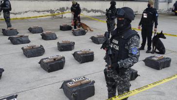 In diesem Jahr wurden in Ecuador bis Juni knapp 90 Tonnen Kokain konfisziert