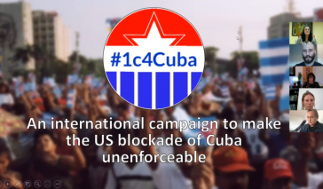 Die Aktion "#1C4Cuba" soll die US-Blockade "undurchführbar" machen