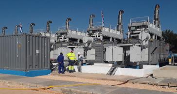 Ein Kraftwerk mit Dieselgeneratoren von MTU in der Provinz Matanzas. Bis zum Jahresende sollen über 300 Kleinkraftwerke ans Netz gehen