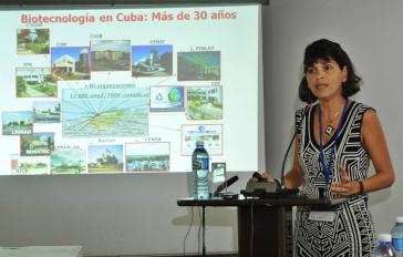 Die kubanische Molekularbiologin Tania Crombet