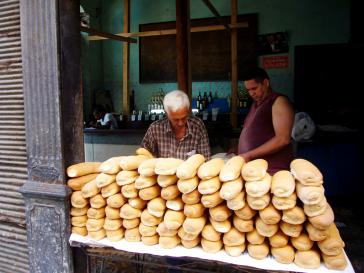Bäckerei auf Kuba. Das Land importiert 100 Prozent seines Bedarfs an Weizen