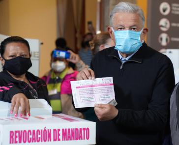 In Mexiko kann ein Referendum die Amtszeit eines Präsidenten vorzeitig beenden In Mexiko kann ein Referendum die Amtszeit eines Präsidenten vorzeitig beenden