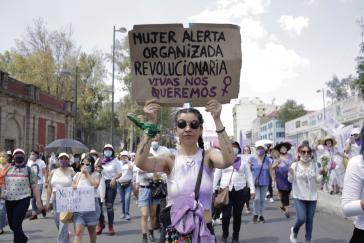 "Vivas nos queremos" - die Demonstrierenden fordern ein Ende der Feminizide und des Verschwindenlassens