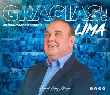 Der künftige Bürgermeister von Lima: Rafael López Aliaga Der künftige Bürgermeister von Lima: Rafael López Aliaga