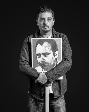 Gedenken an den "verschwundenen" Kommunisten Horacio Gelós Bonilla, eines der Opfer von Dardo Barrios