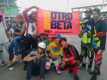 Motopiruetas-Wettkampf von Otro Beta in Boca de Uchire im Bundesstaat Anzoategui