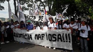 Gegen "Mafia-Justiz": Protest am 7. Jahrestag der Inhaftierung von Milagro Sala
