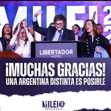 "Ein anderes Argentinien ist möglich": Milei nach seinem Triumph bei den PASO-Wahlen