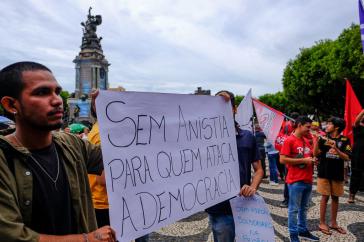 Kundgebung in Manaus am Montag: "Keine Straffreiheit für diejenigen, die die Demokratie angreifen"