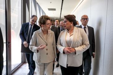 Dilma Rousseff und Xiomara Castro, miteinander vertraut aus der lateinamerikanischen Politik