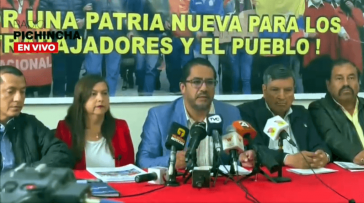 José Villavicencio, Präsident der FUT, kündigt Mobilisierungen an, falls die Regierung den Vorschlägen der Kommission nachkommt