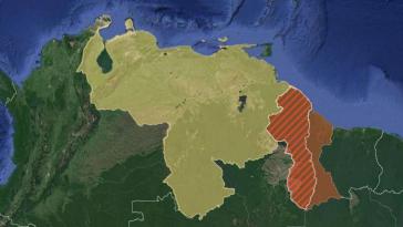 Der 160.000 Quadratkilometer große Esequibo-Streifen ist Gegenstand eines diplomatischen Streits zwischen Venezuela und Guyana
