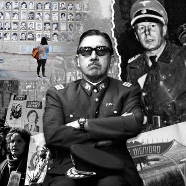 Illustration zum WDR-Feature "Pinochets deutsche Paten"