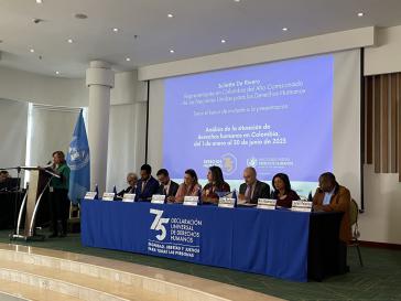 Vorstellung des UN-Berichts am Dienstag in Bogotá