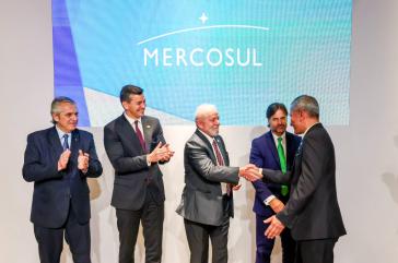 Mercosur-Gipfel in Rio de Janeiro Regierungschefs beim Mercosur-Gipfel in Brasilien 2023