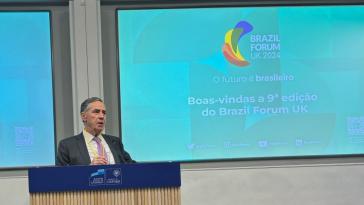 Der Präsident des STF beim diesjährigen "Brazil Forum UK 2024" Der Präsident des STF beim diesjährigen "Brazil Forum UK 2024"