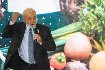 Lula da Silva bei der Consea-Sitzung: Bis zum Ende seines Mandates 2026 soll die Ernährungsunsicherheit in Brasilien beseitigt werden